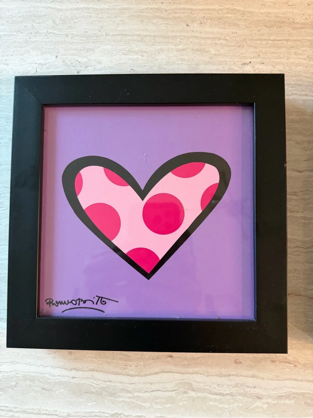 Romero Britto authentic romero
